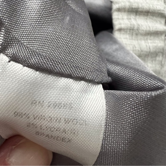 Pendleton Grey Wool Blend Straight Leg Trousers Office Minimal Neutral 6 Petite - Picture 7 of 8